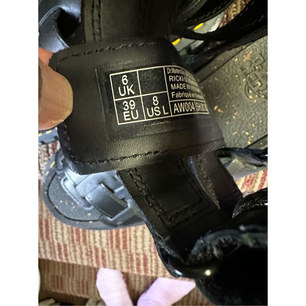 Dr. Martens Women's Ricki Nappa Lux leather Gladiator - Picture 8 of 8